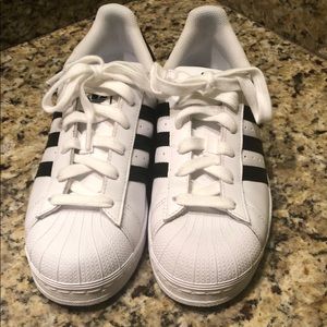 adidas superstar floral design shoes